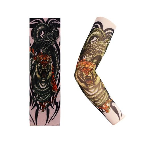 Aq General Tattoo Sleeve Gloves Arm Warmers Sun Protection Gloves Men