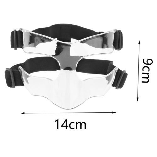 Generic Basketball Adjustable Strap Sports Face Nose Guard For