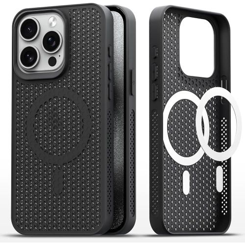 Generic iPhone 15promax Premium Honeycomb Silicone Magsafe Case