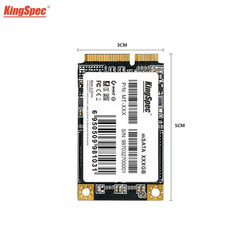 mSATA SSD MT Series (64GB/128GB, 256GB, 512GB, 1TB) - KingSpec