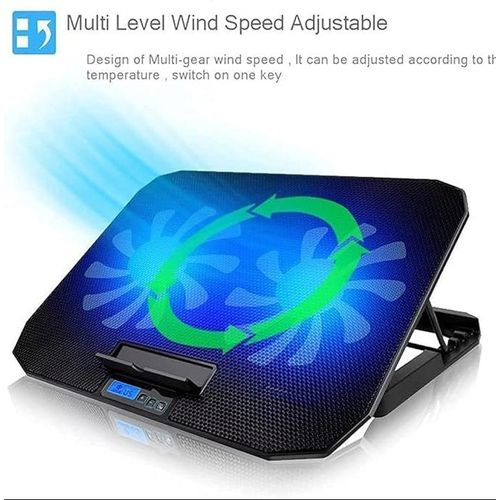 Generic Laptop Cooling Fans Stands Notebook PC Cooler Laptop Stand Adjustable Height - image 3