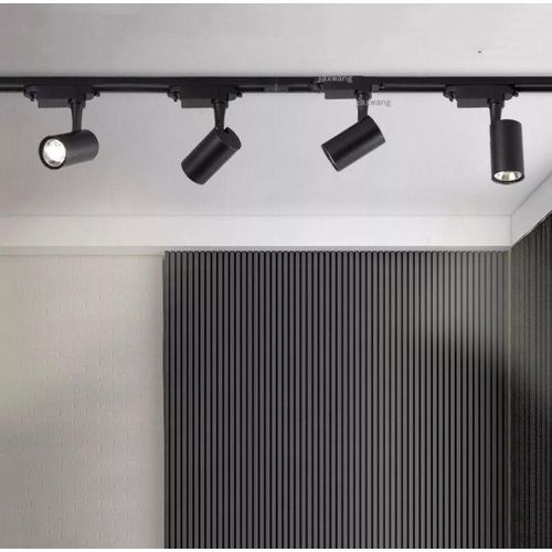 Generic 4in1 Track Light Adjustable Track Ceiling/wall Spotlight 4 in 1 whole set – Black - image 2