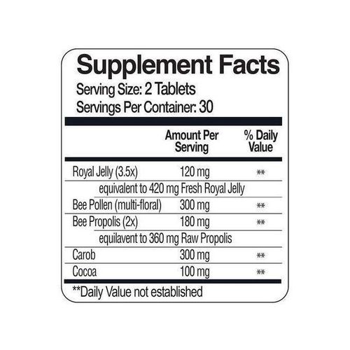 product_image_name-BEE & YOU-Royal Jelly + Propolis + Bee Pollen Chewable Tablets -3