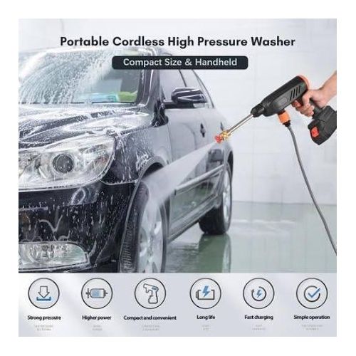 Autosonic Wireless pressure washer with double batteries - image 2