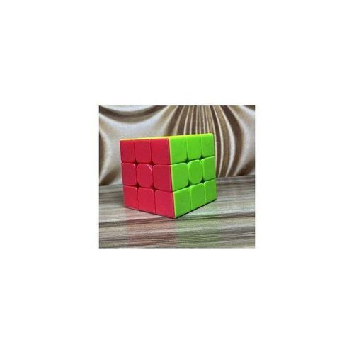 Generic  Cube 3by3 Puzzle Cube 3 X 3 Speed Cube - Mult c0l0r - image 2