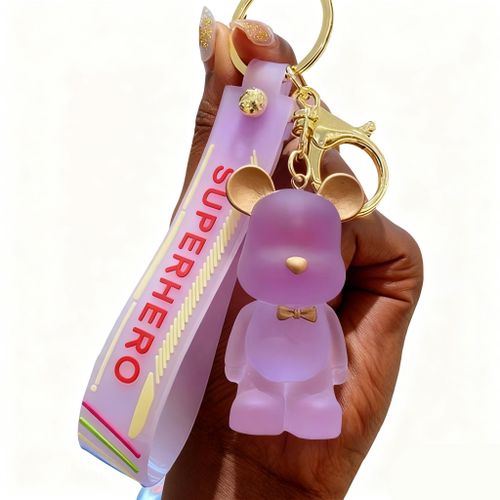 product_image_name-Fashion-Crystal Violent Bear Keychain Couple Pendant-3