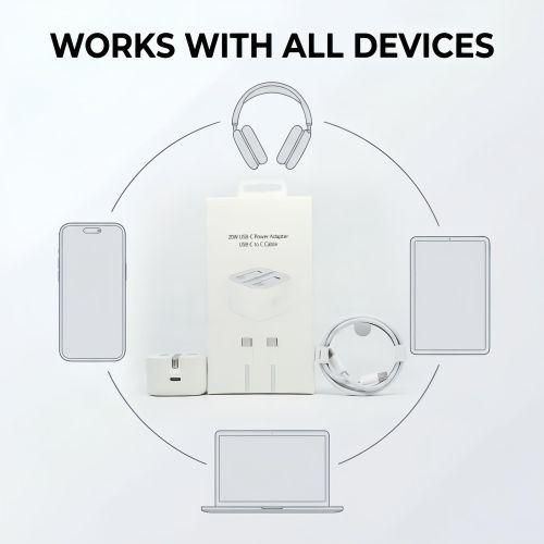 Generic 20W Fast Charging Kit – USB-C Super Fast Charger + Cable (Complete Set) - image 4