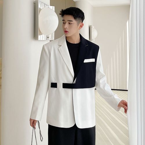 Fashion White IEFB Light Luxury Design Men s Suit Jacket 2022
