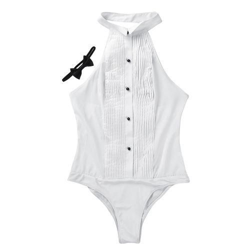 Womens tuxedo shirt bodysuit online