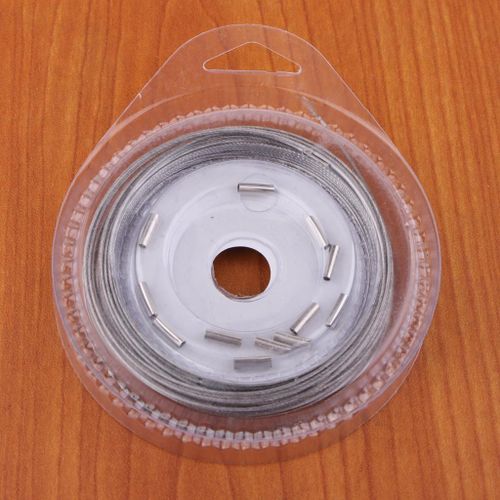 Generic 4x Fishing Steel Wire Fishing Line 10m Braided Leader Wire