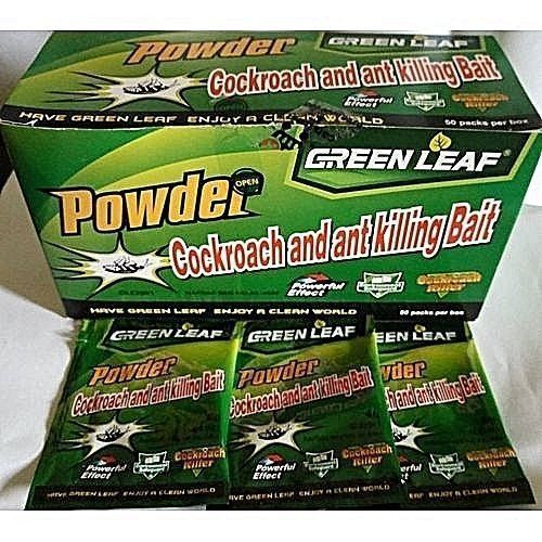 Green Leaf 50 Satchets Of Green Leaf Cockroach Killing Powder – Osta