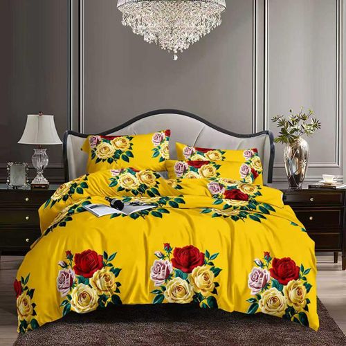 Fashion lovely and colourful bedsheet and pillowcase
