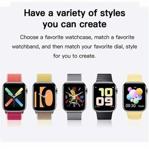 Generic Full Touch Screen Smart Bluetooth Call Smartwatch - For Android and iOS - Black - image 5