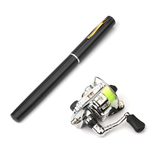 Generic Collapsible Fishing Rod Reel Combo Mini Pen Fishing Pole