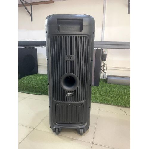Djack Rechargeable Party speaker with RGB Flame Lights, Wireless Mic - image 4