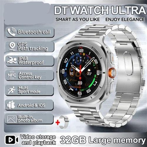 product_image_name-Generic-2026 New  DT Watch UItra 7 32Gb AMOLED MP4 Video NFC Compass Fitness GPS Tracker Watch-1