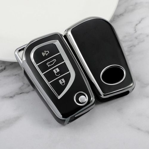 Generic TPU Car e Key Cover Case For Toyota Camry RAV4 Forturner Hilux Auris Corolla Avensis Verso Yaris Aygo Scion TC IM Shell Fob Jumia Nigeria