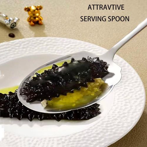 product_image_name-Generic-1pcs Gold, 304 Stainless Steel Buffet Restaurant Catering Chefs Big Serving Spoon-6