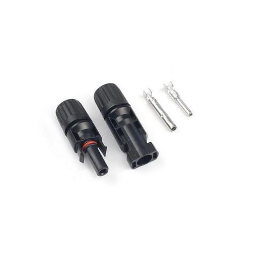 Generic 10 Pairs MC4 Waterproof Male/Female Pin Connector