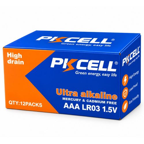 Generic PICELL Ultra Alkaline AAA Batteries LR03 1.5V – 12 Packs, High Drain