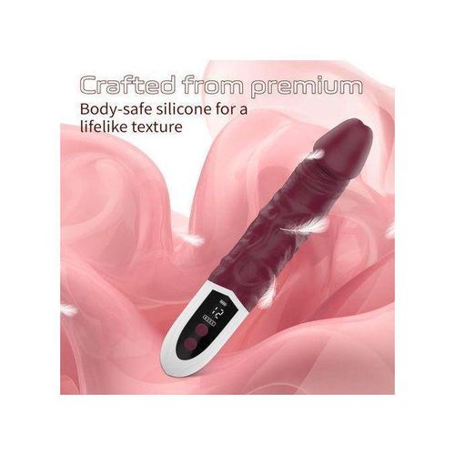 product_image_name-Generic-Waterproof Soft Silicone Vibrating Dildo Vibrator Sex Toy for Women, 12 Modes Vibrators, GSpot Vibrators, Powerful Vibrator Dildo, Women Sex Toy - Powerful Rechargeable Female Sex Toy For Intense Organism - High Frequency Vibrator Dildo-8