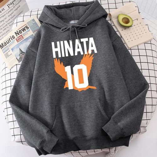 Hinata hoodie haikyuu top