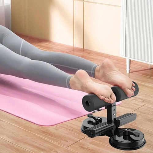 sit up bar Adjustable Sit-Up Bar with Dual Suction Cups & Resistance Rope - image 2