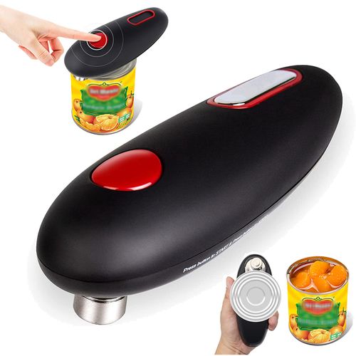 Electric Can Opener One Touch Automatic Smooth Edge Opener Hands-Free  Arthritis