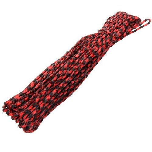 Generic 100 Meters 7-core Rope 550 Survival Rope 4mm Rope Factory Direct  Sample Custom Black Red