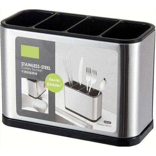 Generic Stainless Steel Cutlery Bucket - image 2