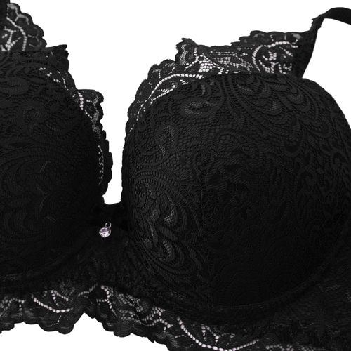 Binnys B Cup Size Full Lace Design Soft Bralette Bra For Women