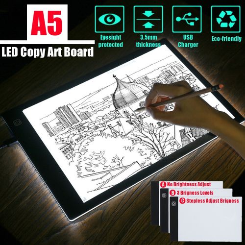 A4 A5 LED Drawing Tablet Digital Graphics Pad USB LED Light Box Copy Board  Electronic Art Graphic Painting Writing Table