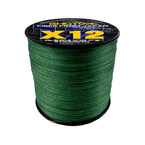 Generic 12 Strands Braided Fishing Line Real 12 Braids Full Length