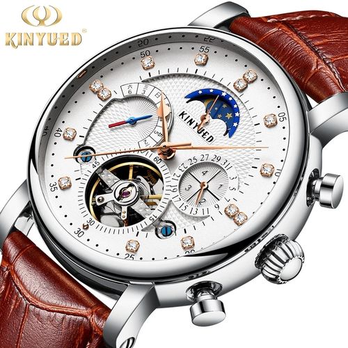 Kinyued automatic online mechanical tourbillon watch