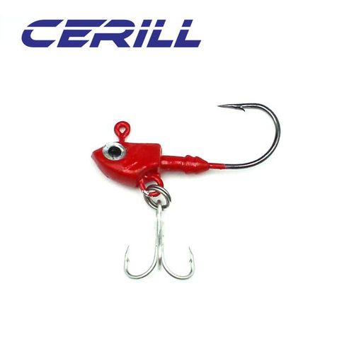 Generic Cerill 3.5g -33g Jig Head Hook Shad Pike Soft Fishing Lure  Artificial Bait Fishhook Wobblers Seabass Swimbait Tackle Accessories