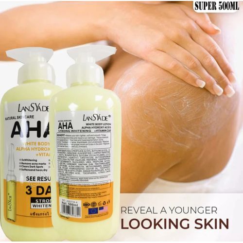 product_image_name-LansYade-Whitening Body Lotion ALPHA Hydroxy Acids+Vitamin C&E See Results In 3 Days Moisturizing Lightening Body Cream Lotion Skin-5
