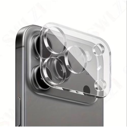 Generic iPhone 17 Pro Max Camera Lens Protector - Easy Installation, Anti-Scratch, Case-Friendly. ( Full Camera Lens )