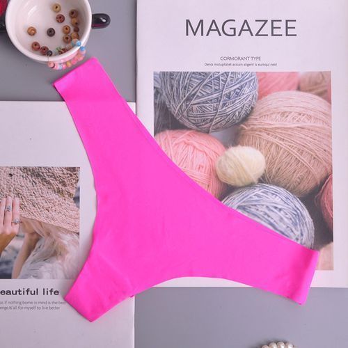 Women Seamless Panty Soft Comfort Underwear Solid color 1pcs