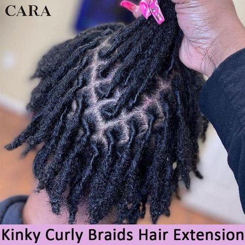 human hair kinky braids