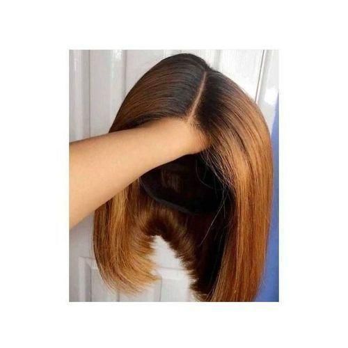 Fashion 12inches Blonde Kim K Bob Bundle Full Head Fix