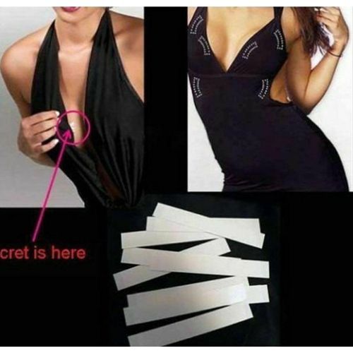 3-9M Waterproof Dress Cloth Tape Double-sided Secret Body Self Adhesive  Breast Bra Strip Safe Transparent Clear Lingerie Tape