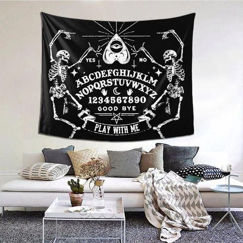 Generic Play With Me Ouija Board Tapestry Hanging Tapiz Wall Decor Witch Spirit Horror Occult Tapestries Polyester Home Decoration Jumia Nigeria
