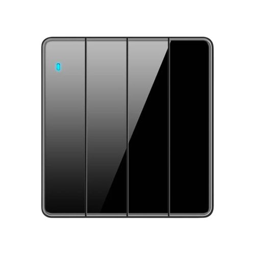 product_image_name-Generic-Modern 4 Gang Wall Switch For Luxury Homes, Hotel, Mall, Office And More-1