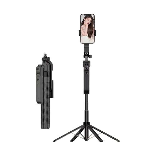 Generic Monopod C12 AI 360° Face Tracking Selfie Stick Tripod - image 4