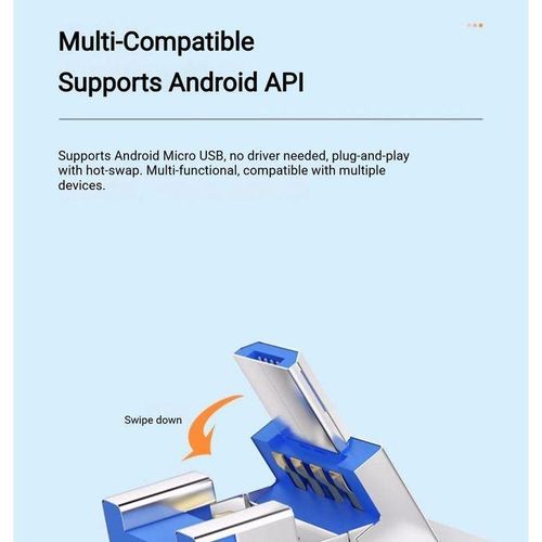 Generic 6-in-1 Multi-Interface Card Reader – Universal for Android MicroUSB/Type-C/USB, Fast Transfer, Portable SD/TF Plug & Play - image 7
