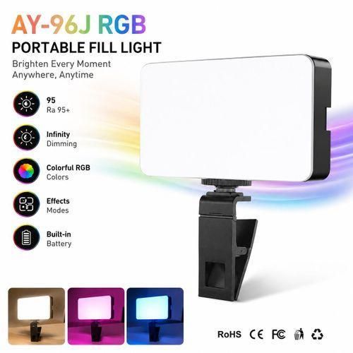 Generic LED RGB Pocket fill Light for Influencer Camera Smartphone Laptop Video Light - image 2