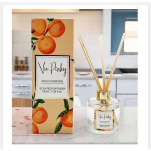 product_image_name-via pinky-Peach Dancing Scented Diffuser 100ml-1