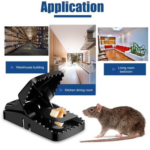 Mouse/Mice/Rat Clip Extra Strong Spring Large Reusable Mousetrap Catcher 6  Pack 