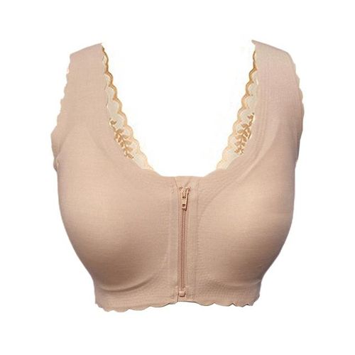 BIMEI Mastectomy Bra Pocket Bra Women's Cotton Front-Closure