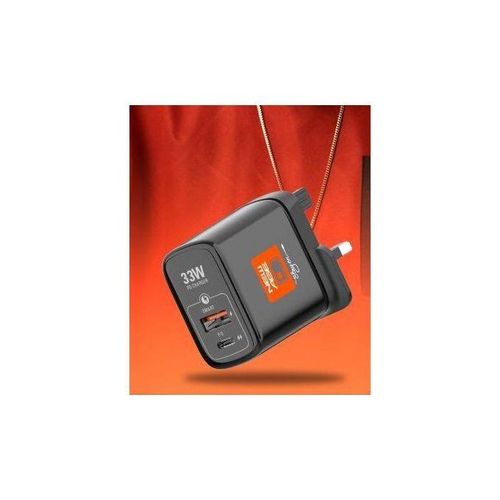 product_image_name-New Age-(33W) USB-C & USB-A Output Super Fast Phone Charger-2